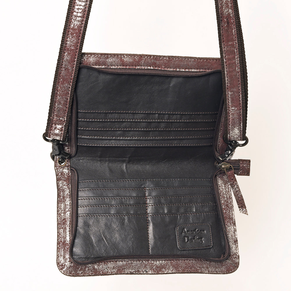 American Darling Coin Purse Hair on Genuine Leather Western Women Bag |Handbag | Wristlet