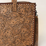 American Darling Briefcase Bag Hand Tooled Genuine Leather Western Women Bag Handbag Purse | Briefcase Bag for Women | Cute Briefcase Bag | Briefcase Purse | Travel Briefcase Bag | Briefcase Bag for Women