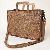 ADBG1276A American Darling Hand Tooled Genuine Leather Women Bag Western Handbag Purse