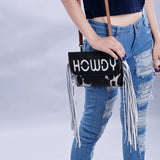 American Darling ADBG1282 Hair-On Genuine Leather Women Bag Western Handbag Purse