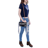 American Darling ADBG1283 Hair-On Genuine Leather Women Bag Western Handbag Purse