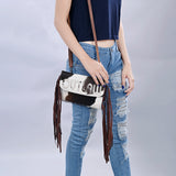 American Darling ADBG1283 Hair-On Genuine Leather Women Bag Western Handbag Purse