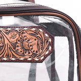 American Darling ADBG1285 Hand Tooled Genuine Leather Women Bag Western Handbag Purse