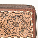 American Darling ADBG1290 Hand Tooled Genuine Leather women bag western handbag purse