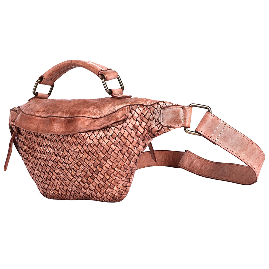 Never Mind Nmbgm148B Fanny Pack Vintage Handmade Genuine Cowhide Leather Women Bag Western Handbag Purse