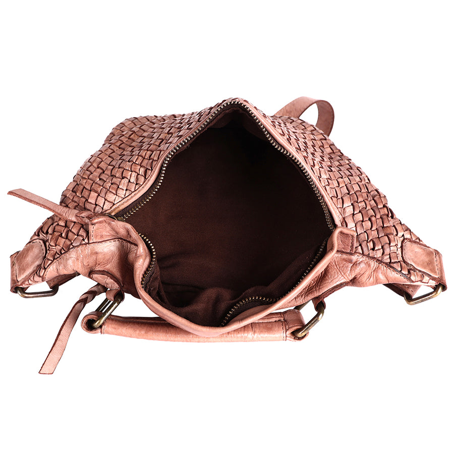 Never Mind Nmbgm148B Fanny Pack Vintage Handmade Genuine Cowhide Leather Women Bag Western Handbag Purse