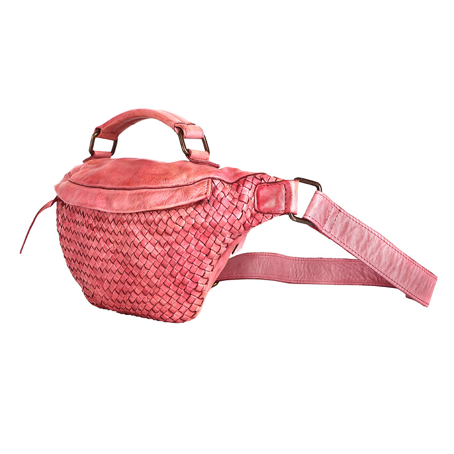 Never Mind Nmbgm148C Fanny Pack Vintage Handmade Genuine Cowhide Leather Women Bag Western Handbag Purse