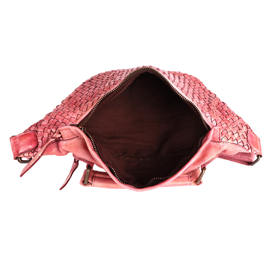 Never Mind Nmbgm148C Fanny Pack Vintage Handmade Genuine Cowhide Leather Women Bag Western Handbag Purse