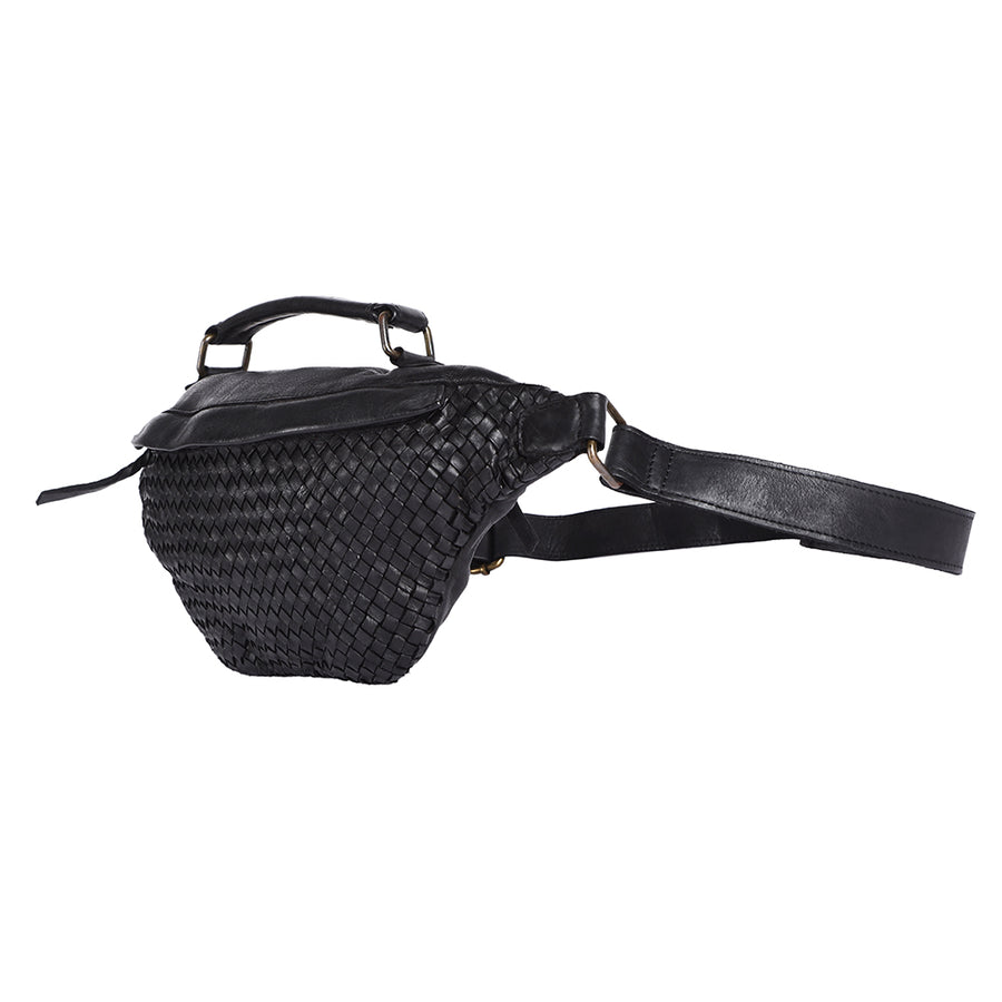 Never Mind Nmbgm148D Fanny Pack Vintage Handmade Genuine Cowhide Leather Women Bag Western Handbag Purse