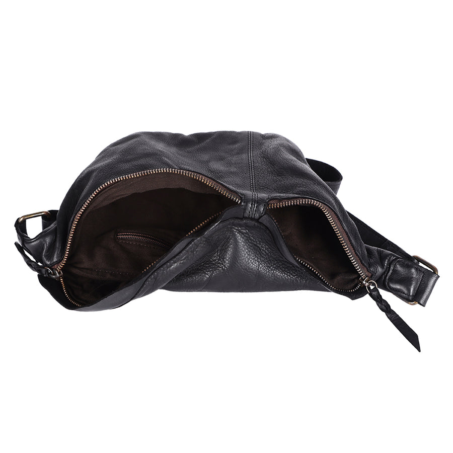 Never Mind Nmbgm150A Fanny Pack Vintage Handmade Genuine Cowhide Leather Women Bag Western Handbag Purse