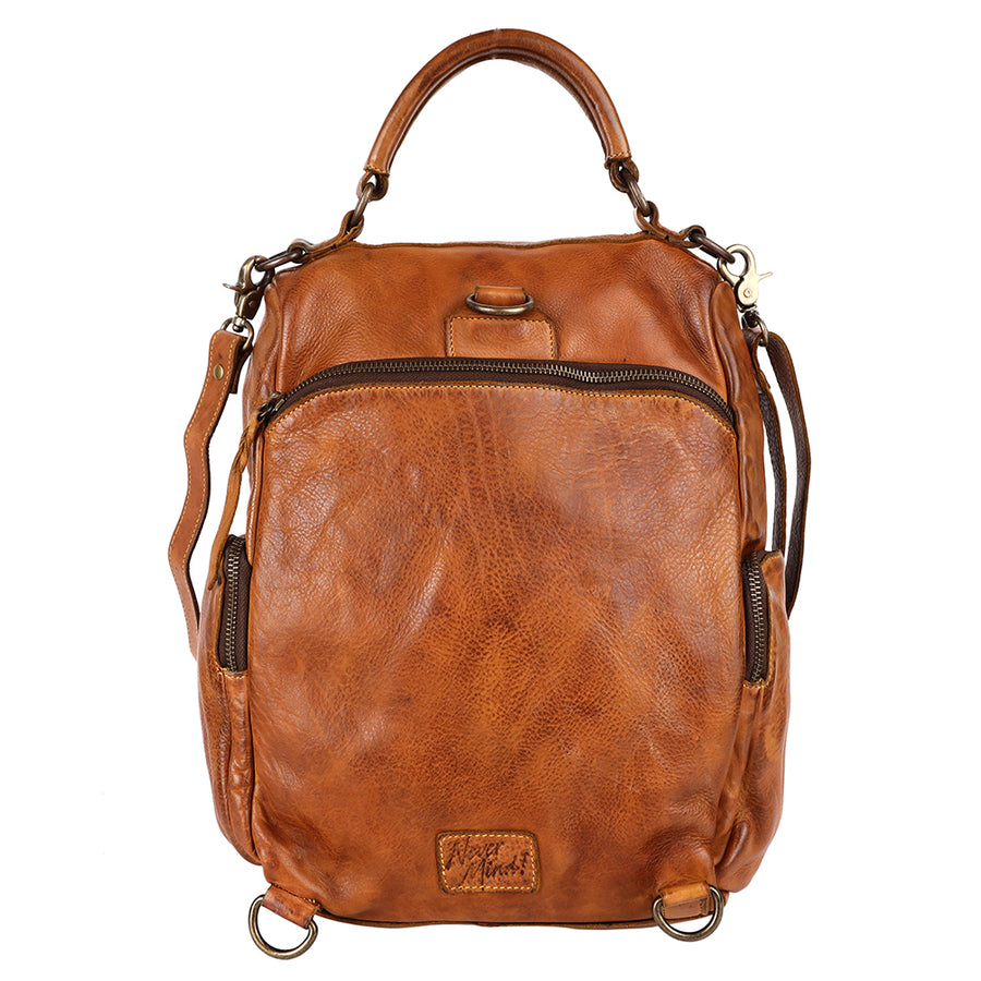 Never Mind Nmbgm156A Backpack Vintage Handmade Genuine Cowhide Leather Women Bag Western Handbag Purse