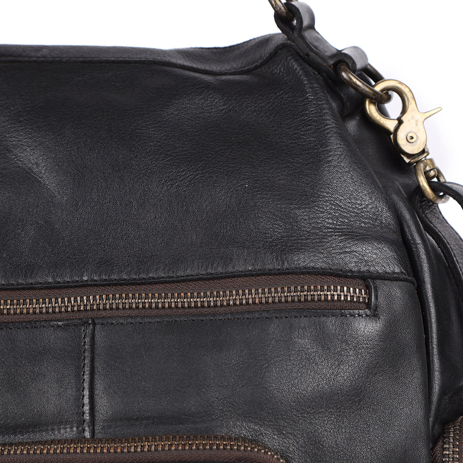 Never Mind Nmbgm156B Backpack Vintage Handmade Genuine Cowhide Leather Women Bag Western Handbag Purse