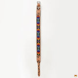 Hilason Western Style Heavy Duty Beaded American Leather Pet Dog Collar