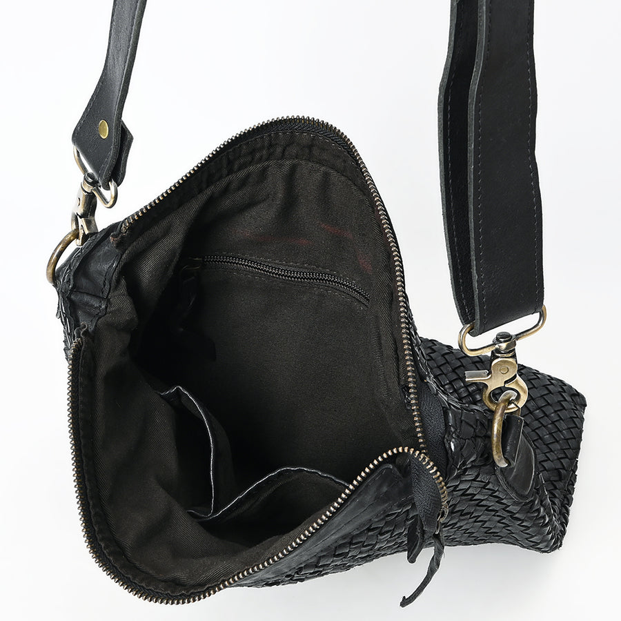 Never Mind NMBGM163 Crossbody Genuine Cowhide Leather Women Bag Western Handbag Purse