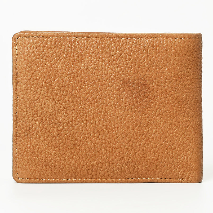 American Darling Wallet Western Genuine Leather Handcrafted Classic Bifold Pocket Wallet with YKK Zipper Coin Pocket