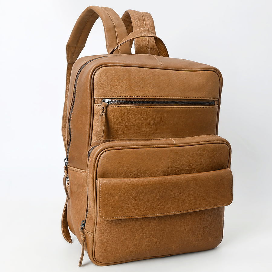 American Darling Backpack Western Genuine Leather Handcrafted Multi Pocket Rucksack Daypack with YKK Zipper
