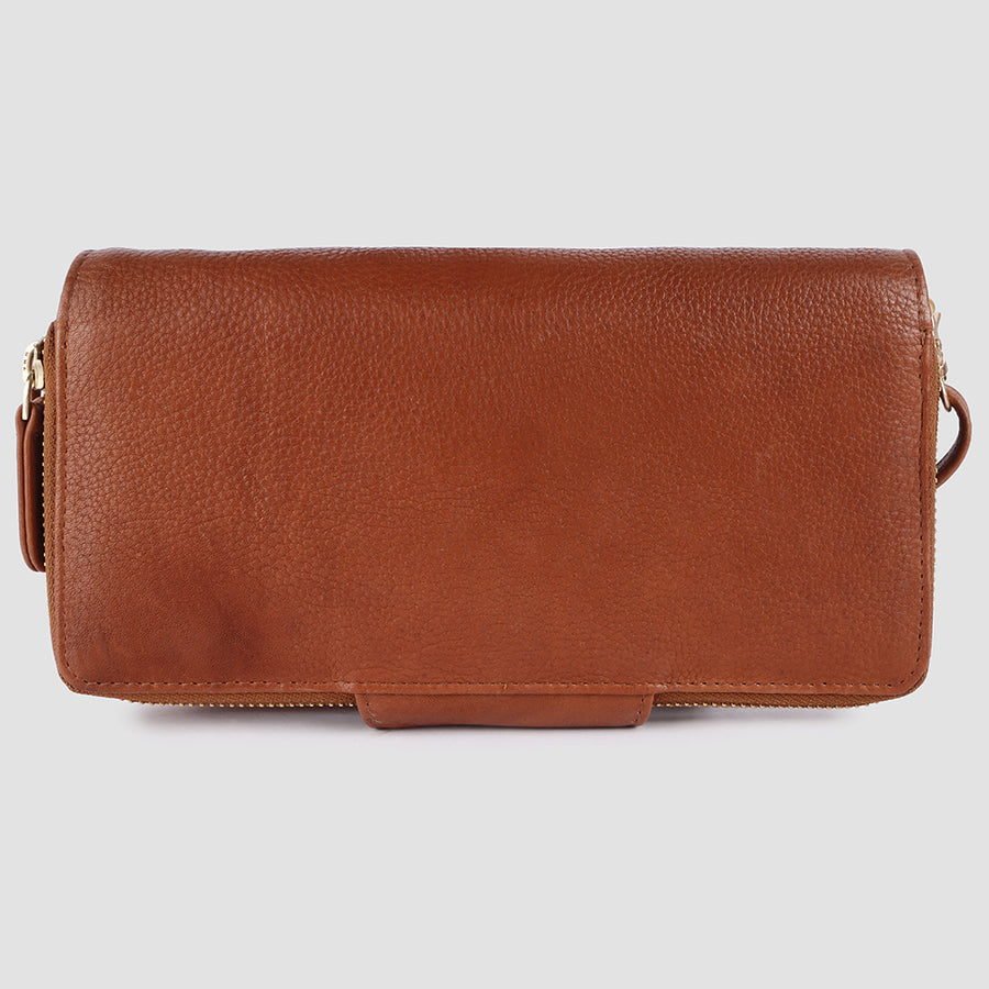 American Darling Wallet Western Genuine Leather Handcrafted Crossbody Wristlet Clutch Purse with YKK Zipper