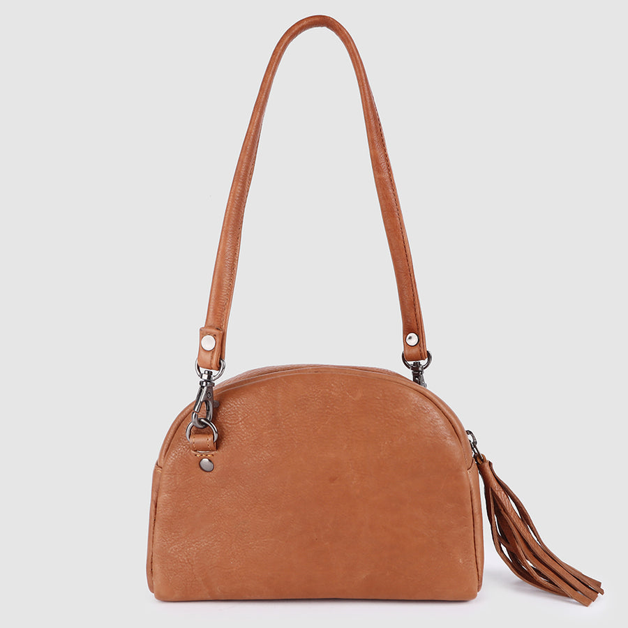 American Darling Small Cross body Bag Western Genuine Leather Handcrafted Purse with Fringes and YKK Zipper