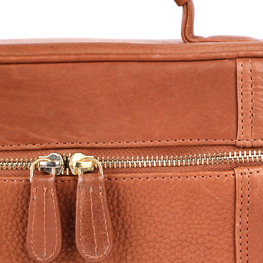 American Darling Jewelry Case Western Genuine Leather Handcrafted Vanity Box Travel Cosmetics Organizer Case