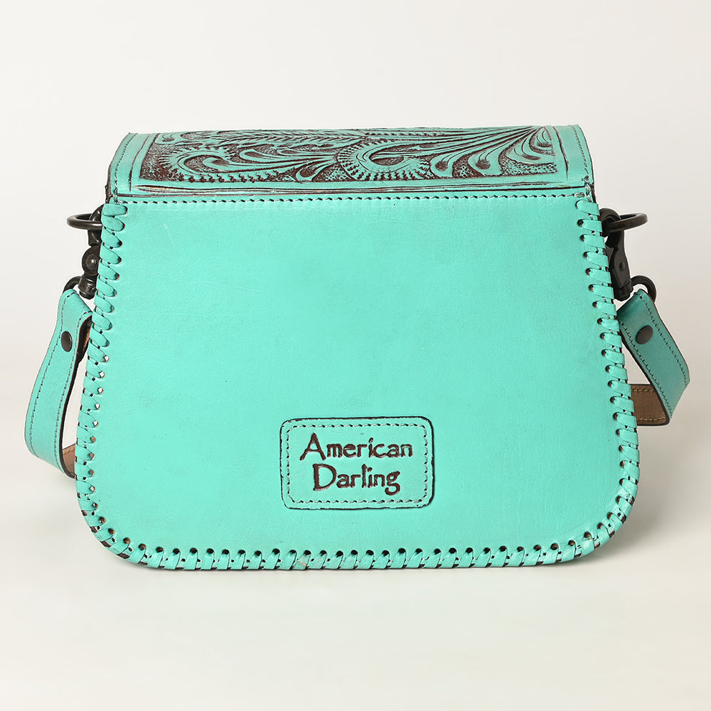 American Darling Cross Body Hand Tooled Genuine Leather Western Women Bag | Handbag Purse Crossbody for Cute