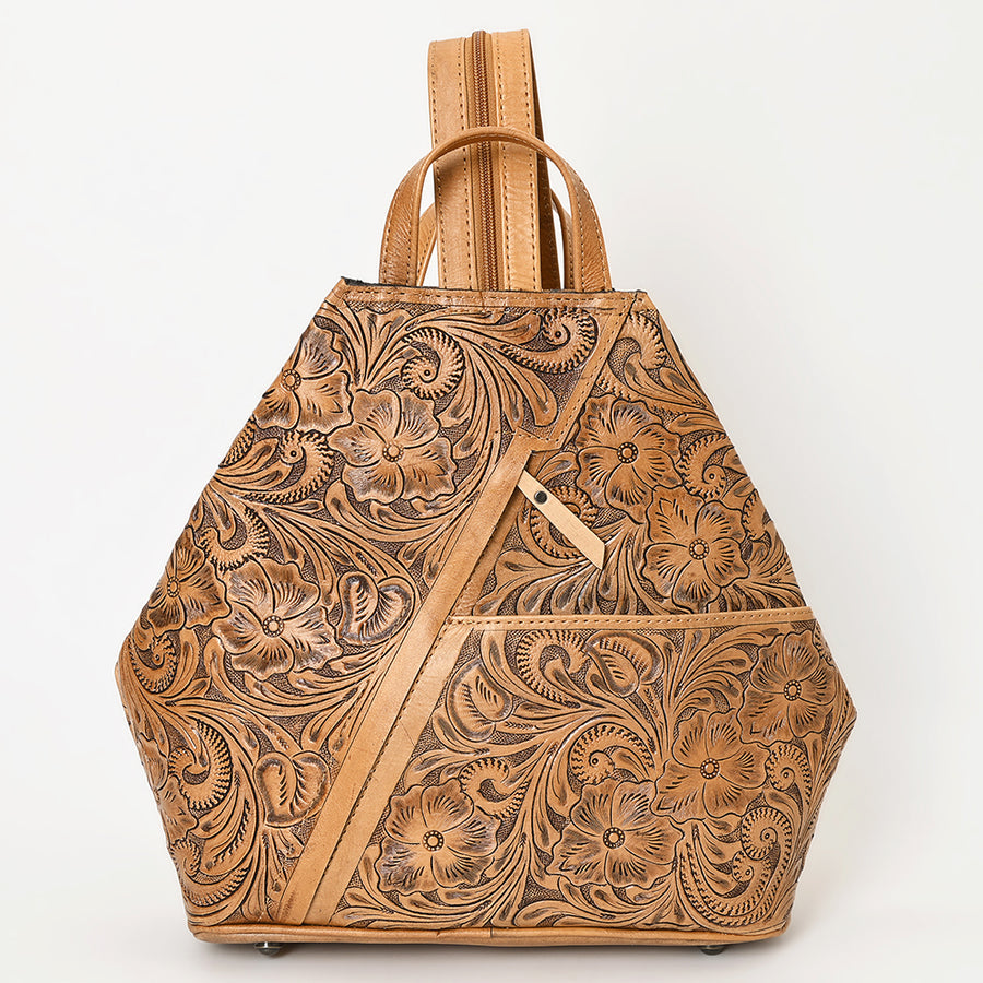 Ohlay Bags OHG102A Backpack Hand Tooled Genuine Leather Women Bag Western Handbag Purse