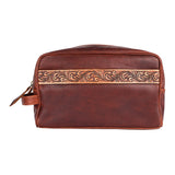 OHLAY TOILETRY Hand Tooled  Genuine Leather women bag western handbag purse