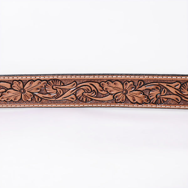 COMFYTACK Western Genuine Leather Belt for Men Women Cowboy  display picture 1