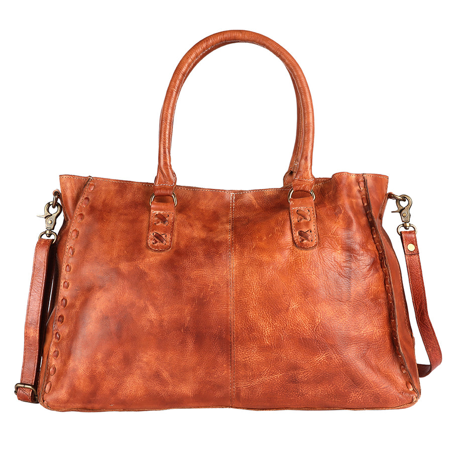 Never Mind Nmbgm125B Tote Vintage Handmade Genuine Cowhide Leather Women Bag Western Handbag Purse