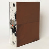 American Darling Jewelry Case Hand Tooled Hair On Genuine Leather Women Bag Western Handbag Purse |