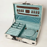 American Darling Jewelry Case Hand Tooled Hair On Genuine Leather Women Bag Western Handbag Purse |