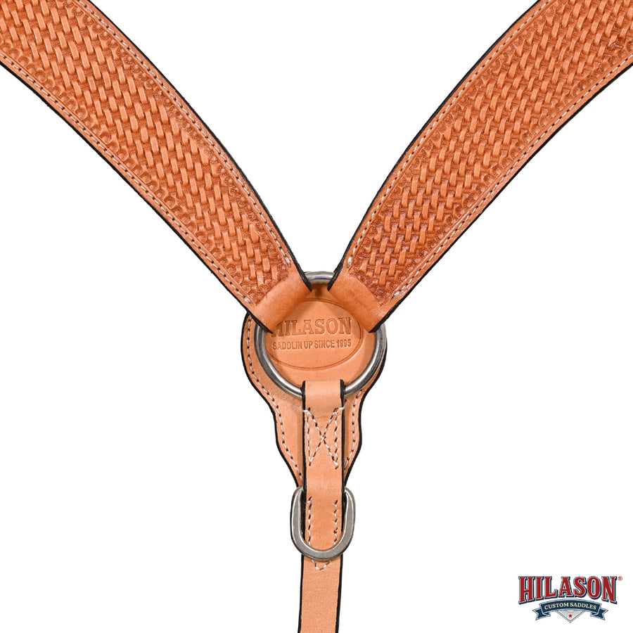 HILASON Western Leather Horse V Shaped Breast Collar Tan | |Western