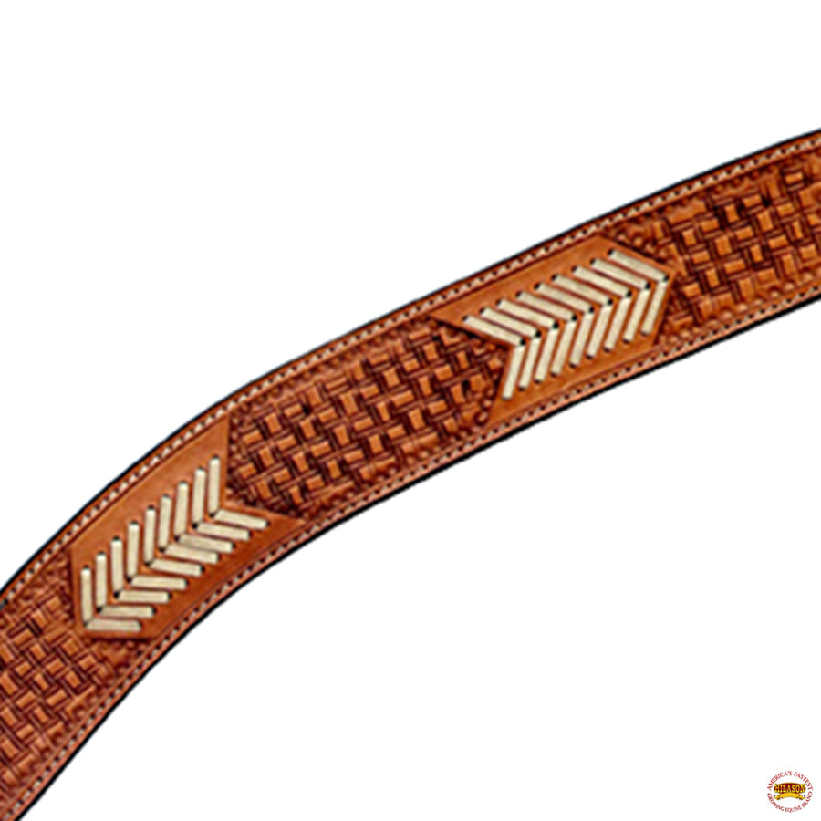 HILASON Western Leather Horse V Shaped Breast Collar Tan | |Western