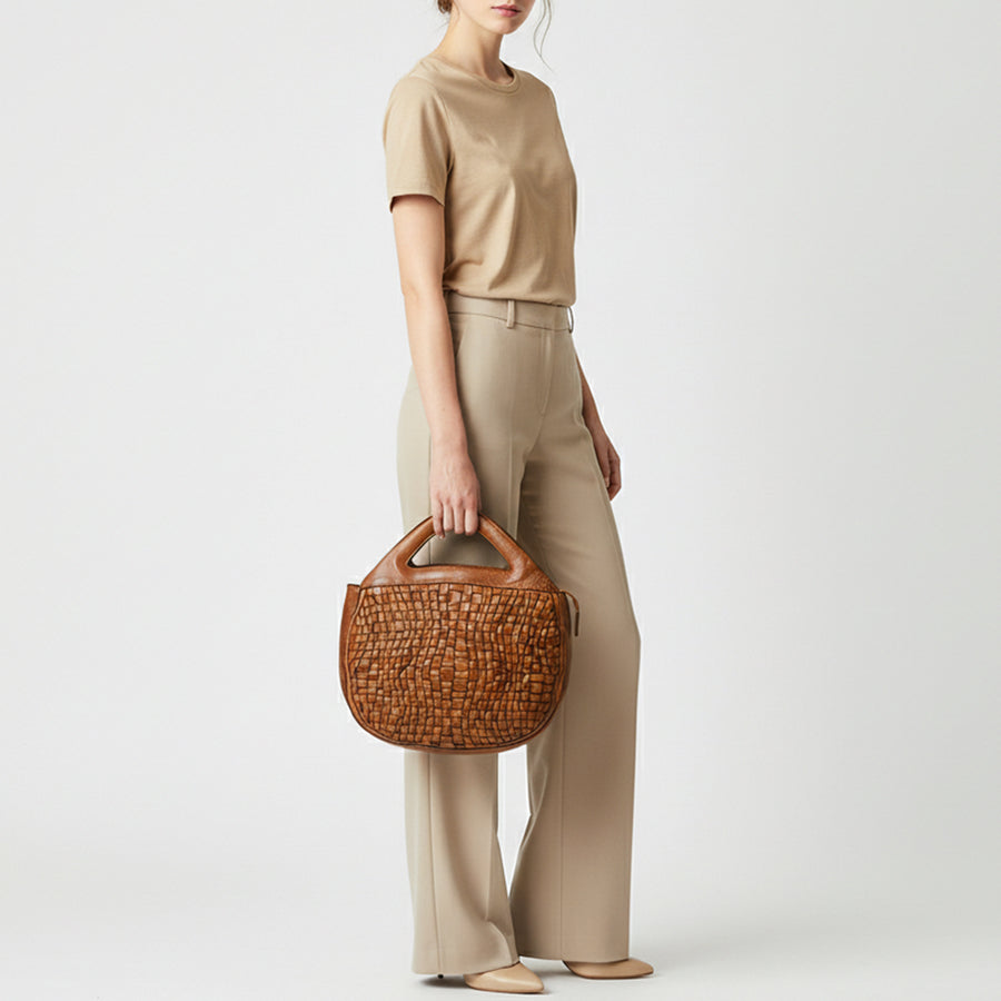 SWL117 Tote Genuine Leather women bag western