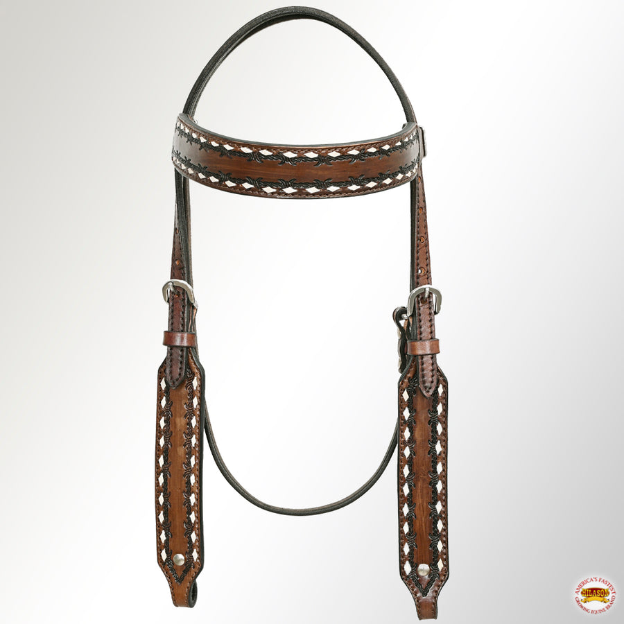 Hilason Western Horse Breast Collar American Leather Dark Brown| | Collars For Horses Set