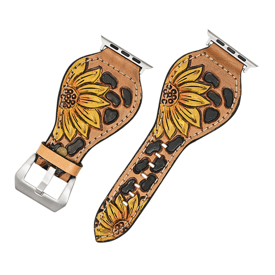 American Darling ADWAR128-41 Beautifully Hand Tooled Genuine Leather I by Hilason – Cowboy and equestrian accessories