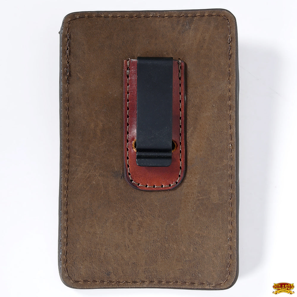 Hilason Western Stylish Floral Hand Tooled Genuine Leather Smartphone Cell Phone Holder