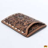 Hilason Western Stylish Floral Hand Tooled Genuine Leather Smartphone Cell Phone Holder