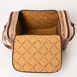 American Darling Duffel Hand Tooled Genuine Leather Western Women Bag | Handbag | Leather Duffle Bag | Weekend Bag | Travel Duffel Bags | Duffel Bag for Women | Leather Duffle Bag