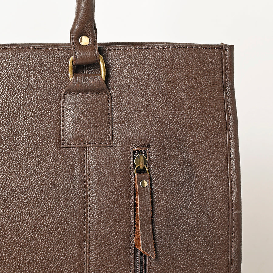 American Darling Hand Woven Saddle Blanket Tote Bag Vegetable-Tanned Genuine Leather Western Purse with YKK Zipper