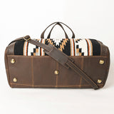 OHLAY OHA101A DUFFEL Upcycled Wool Genuine Leather women bag western handbag purse