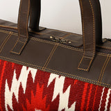 OHLAY OHA101B DUFFEL Upcycled Wool Genuine Leather women bag western handbag purse