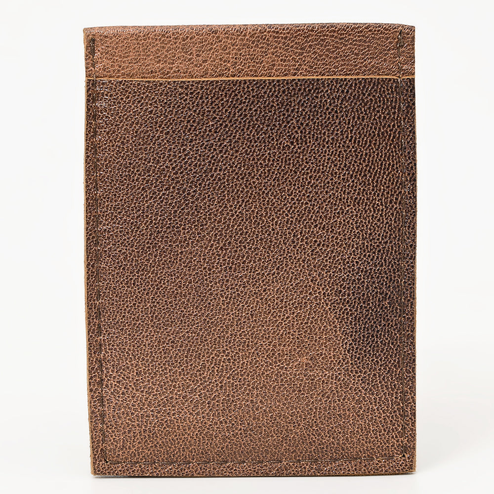 American Darling ADCCG102 Floral Western Hand Tooled Genuine Leather Women Card-Holder