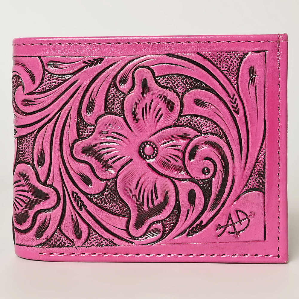 American Darling Wallet Hand Tooled Genuine Leather Women Bag Western Handbag Purse