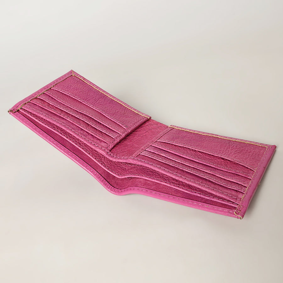 American Darling Western Bifold Wallet Handcrafted from Tooled Genuine Leather | Floral Carved Design with Multiple Card Slots