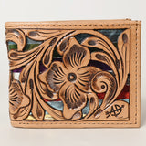 American Darling Wallet Hand Tooled Genuine Leather Women Bag Western Handbag Purse