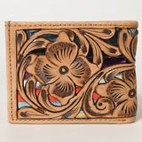 American Darling Wallet Hand Tooled Genuine Leather Women Bag Western Handbag Purse