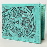 American Darling Wallet Hand Tooled Genuine Leather Women Bag Western Handbag Purse