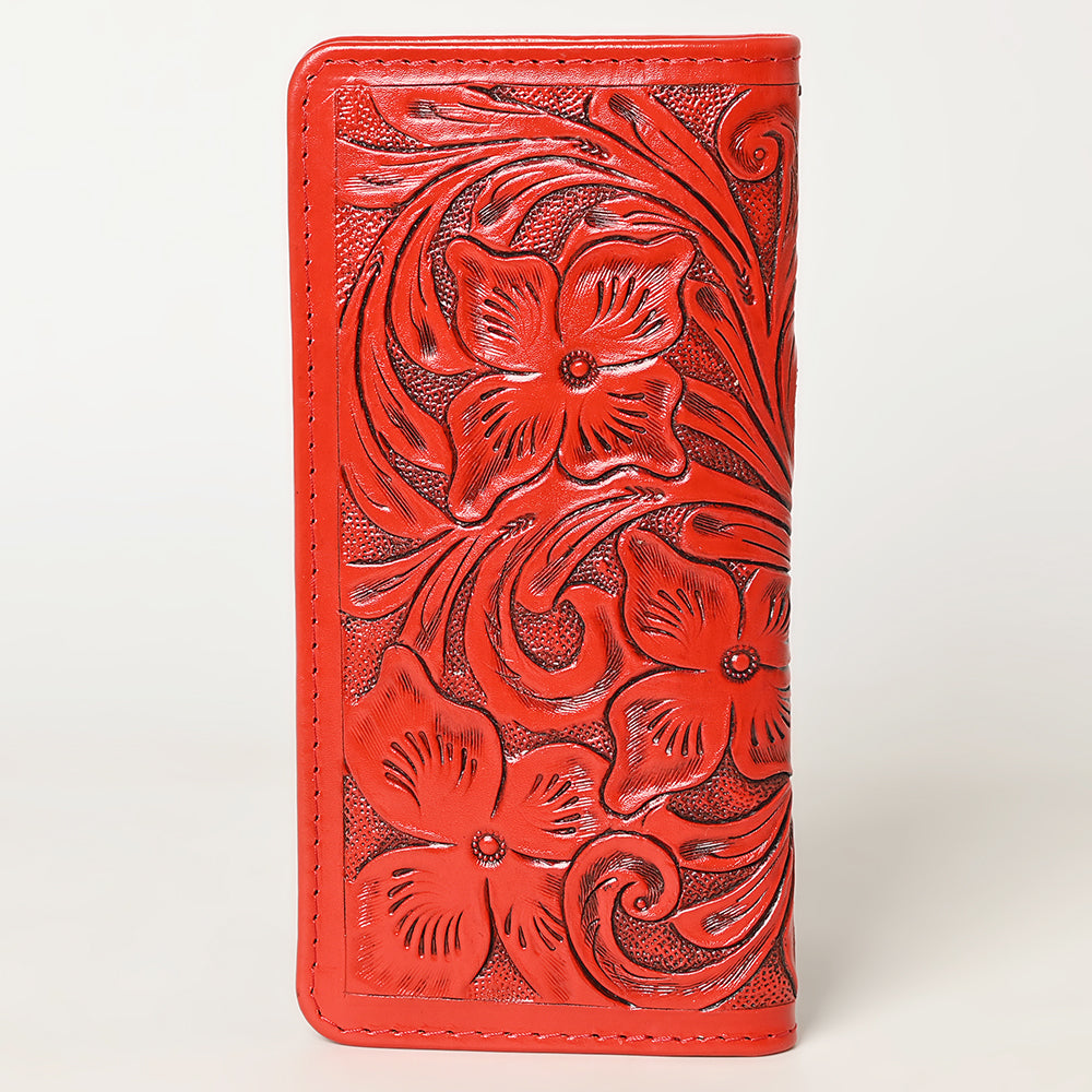 American Darling Wallet Hand Tooled Genuine Leather Women Bag Western Handbag Purse