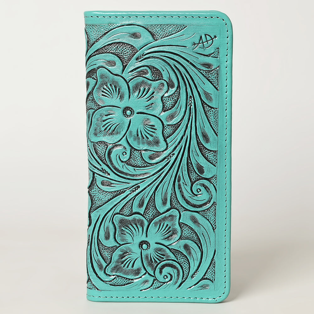 American Darling Wallet Hand Tooled Genuine Leather Women Bag Western Handbag Purse