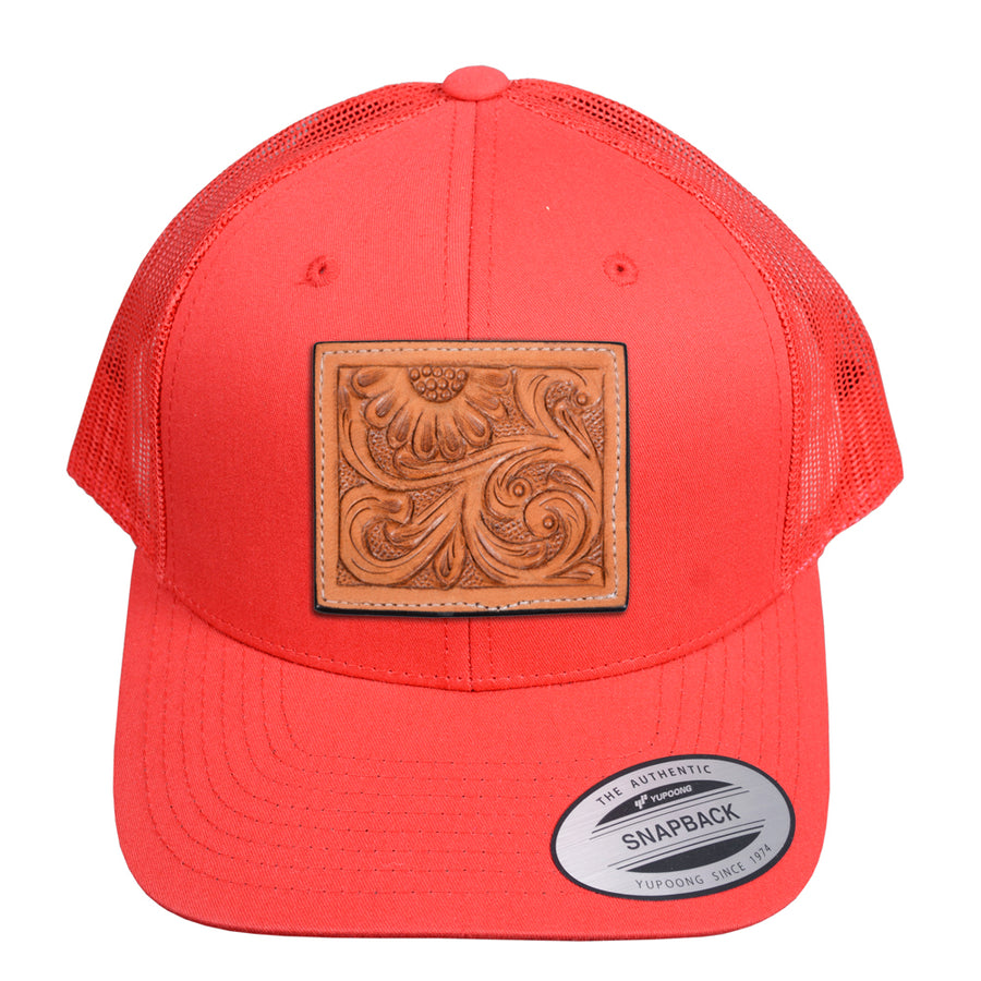 HILASON Classics Retro Trucker Cap With Mesh Back Red - Uhorse